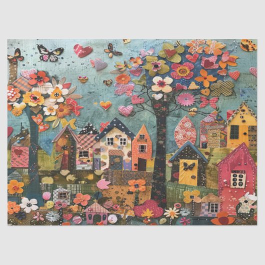 町の忙し切り離し 薄葉紙 (正面)