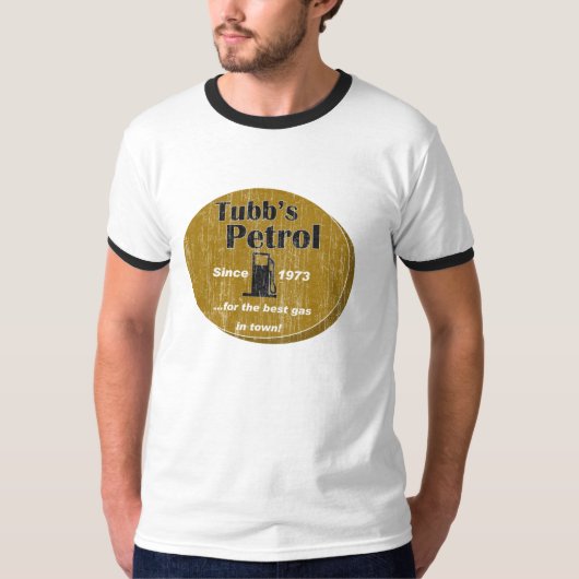 町の最も最高のなガスのためのTubbのガソリン…! Tシャツ (正面)