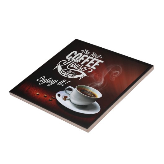 町の最も最高のな喫茶店 タイル (側面)