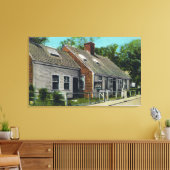 町の最古の家の眺め キャンバスプリント (インサイチュ (リビング))