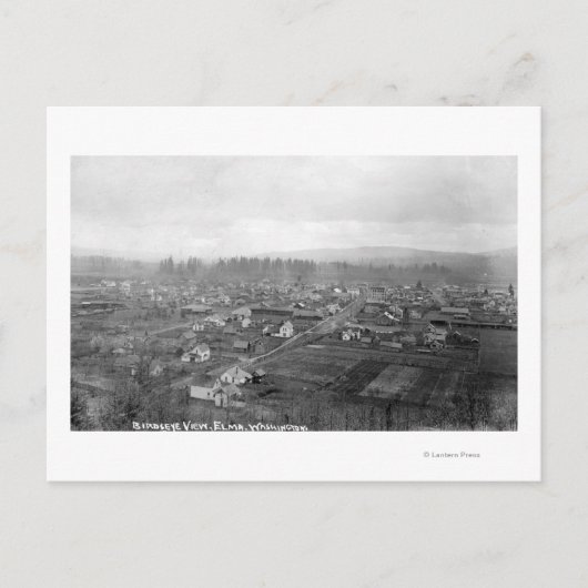 町の空中表示15 ポストカード (正面)