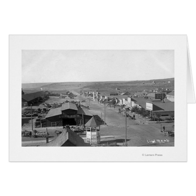 町の空中表示6 (正面横)