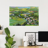 町の空中表示6 ポスター (ホームオフィス)