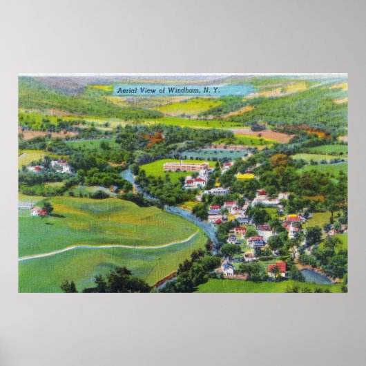 町の空中表示6 ポスター (正面)