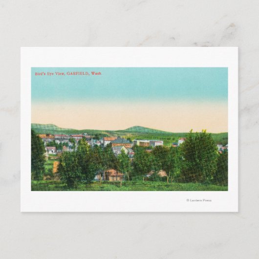 町の空中表示9 ポストカード (正面)