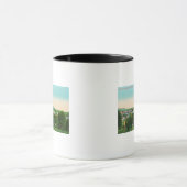 町の空中表示9 マグカップ (中央)