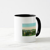 町の空中表示9 マグカップ (正面右)