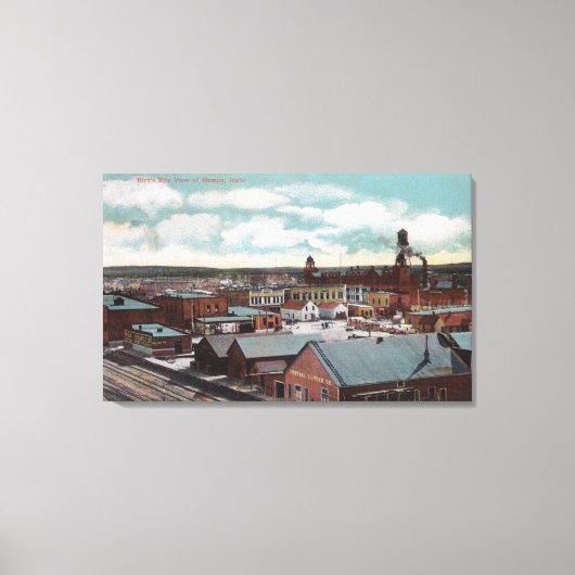 町の空中表示、トレイントラックズナンパ、ID キャンバスプリント (正面)