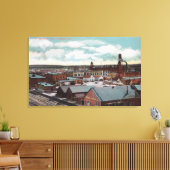 町の空中表示、トレイントラックズナンパ、ID キャンバスプリント (インサイチュ (リビング))