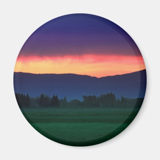 町の端 マグネット (正面)