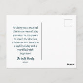 町の素朴クリスマス ポストカード (裏面)