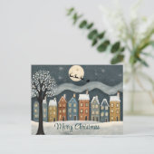 町の素朴クリスマス ポストカード (スタンド正面)