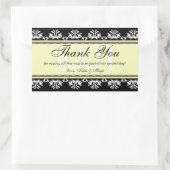 町の縁ど外に感謝していの黒いレースの抱き枕 長方形シール (バッグ)