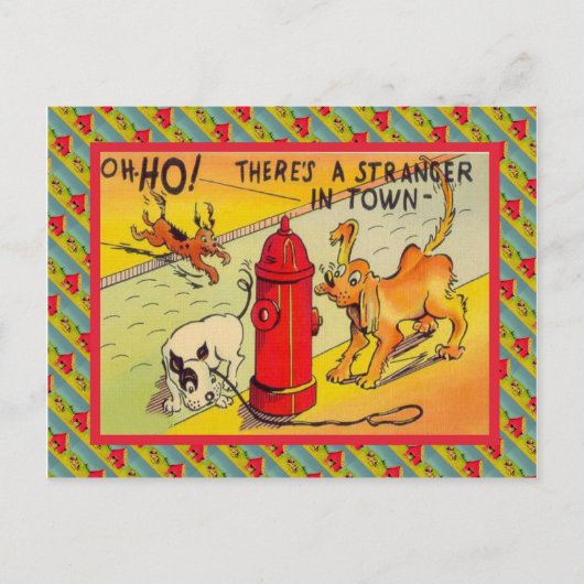 町の見知らぬ人だ ポストカード (正面)