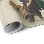 町の近くで氷を楽しむヘンドリック·アヴェルキャンプ ラッピングペーパー (ロールコーナー)