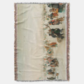 町の近くの氷を楽しむ1620ヘンドリックAvercamp スローブランケット (正面縦)