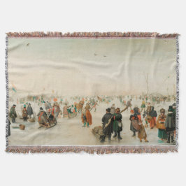 町の近くの氷を楽しむ1620ヘンドリックAvercamp スローブランケット