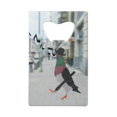 町を歩き回るハトおもしろいを クレジットカード栓抜き (裏面)