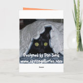 町を絵を描いて下さい カード (裏面)