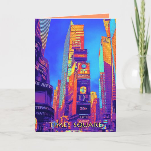 町を絵を描いて下さい カード (正面)