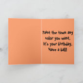 町を絵を描いて下さい カード (内部)