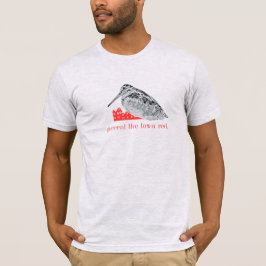 町を赤く覗き込む。 Tシャツ