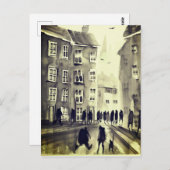 町カラフル芸術葉書#12 ポストカード (正面/裏面)