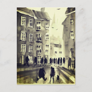 町カラフル芸術葉書#12 ポストカード