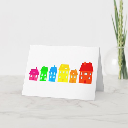 町カラフル カード (正面)