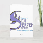 町カードのテディー・ベア シーズンカード (裏面)