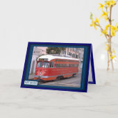 町クラシック電 カード (黄色い花)