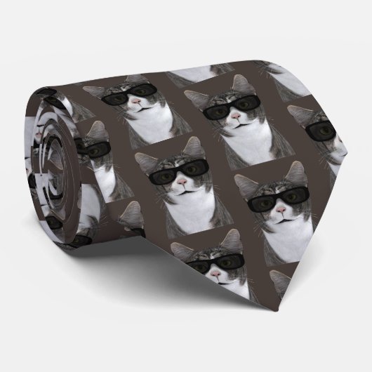 町クールの猫 ネクタイ (ロール)