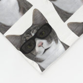 町クールの猫 フリースブランケット (角)