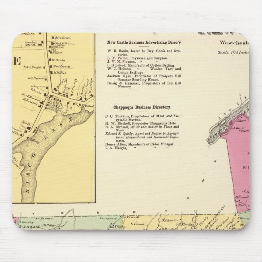 町ニューキャッスル マウスパッド (正面)