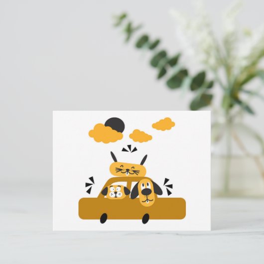 町ファンキーのはがき ポストカード (スタンド正面)