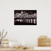 町リラックスの夜 ポスター (キッチン)