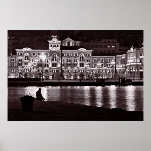 町リラックスの夜 ポスター (正面)