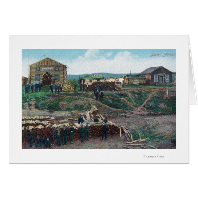 町人の眺めのまわりにウッドヌラトAK (正面横)