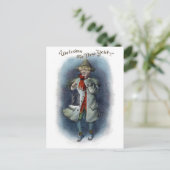 町内の触れ役は新年を歓迎します シーズンポストカード (スタンド正面)