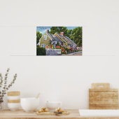 町内最古の家の外観 ポスター (キッチン)