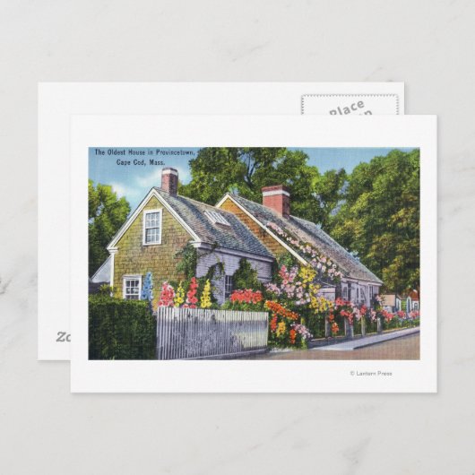 町内最古の家の外観 ポストカード (正面/裏面)