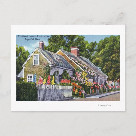 町内最古の家の外観 ポストカード (正面)