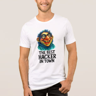 町最高ののハッカー – おもしろい Nerdy Troll Gift トライブレンドTシャツ