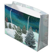 町霜の降りたのクリスマスのみ ラージペーパーバッグ (裏面アングル)