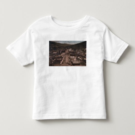 町3の空中写真 トドラーTシャツ (正面)