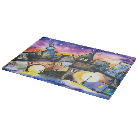 町 カッティングボード (角)