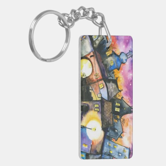 町 キーホルダー (正面左)