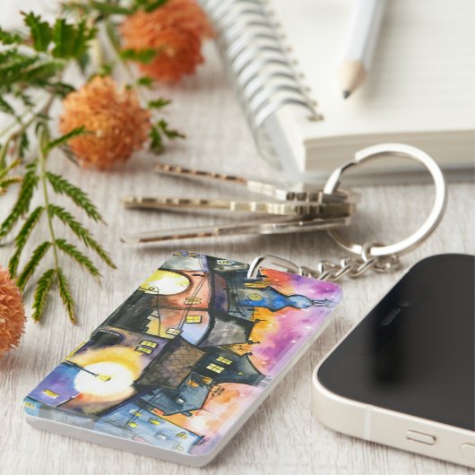 町 キーホルダー (正面右)