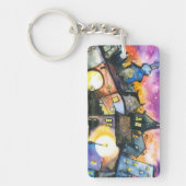 町 キーホルダー (正面)