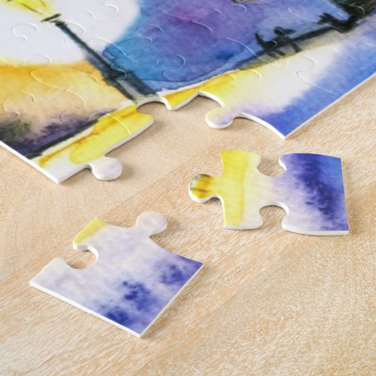 町 ジグソーパズル (側面)